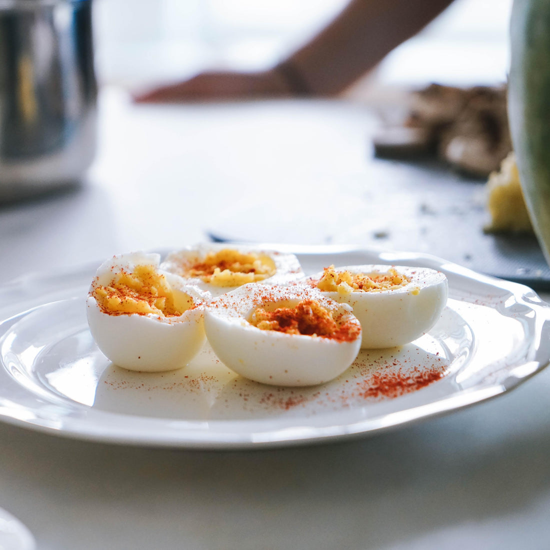 Spicy Deviled Eggs