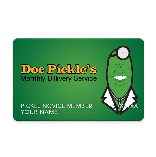 Doc Pickle's Monthly Dillivery Service — Plan #1: Pickle Novice Membership