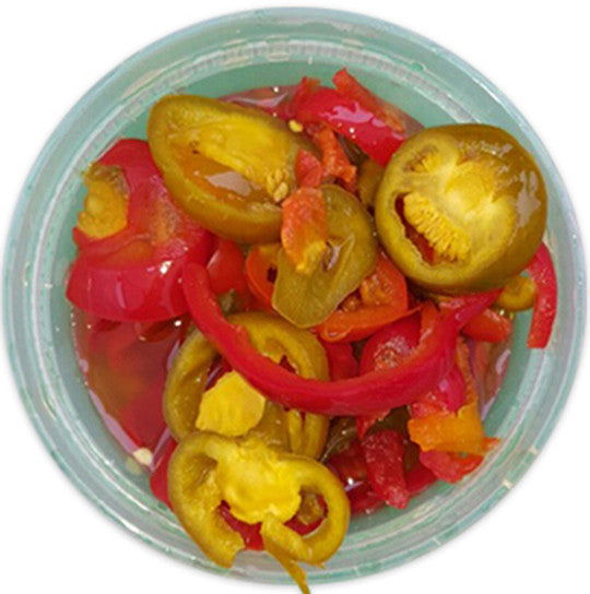 Hot Sliced Cherry Peppers - Doc Pickle