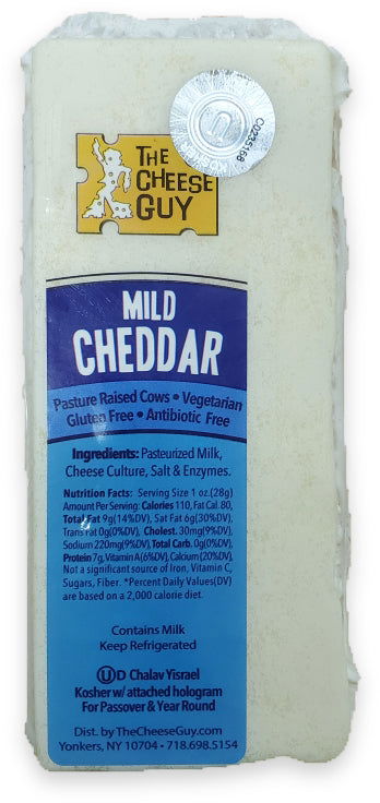 Mild Cheddar Cheese (Certified Kosher) - Doc Pickle