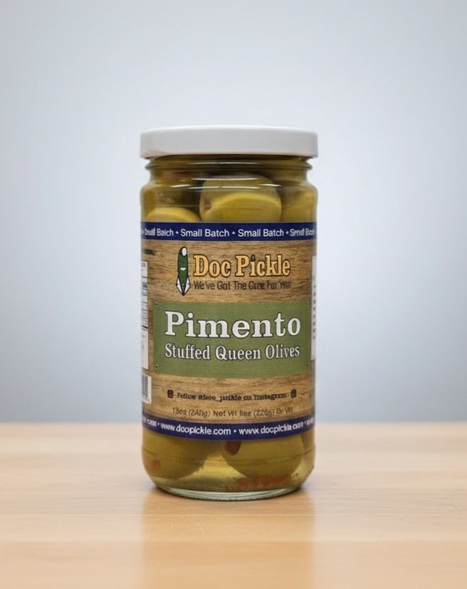 Small Batch Pimento Stuffed Olives