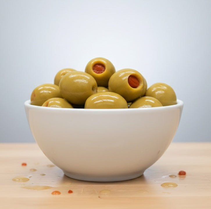 Small Batch Pimento Stuffed Olives