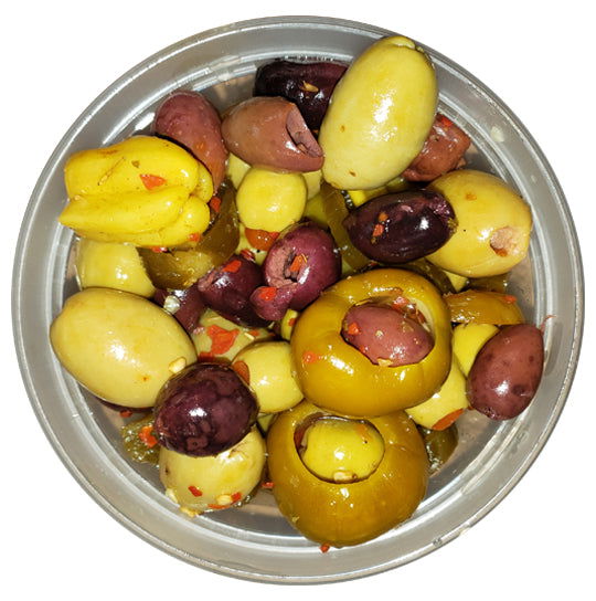 Spicy Pitted Olive Salad - Doc Pickle