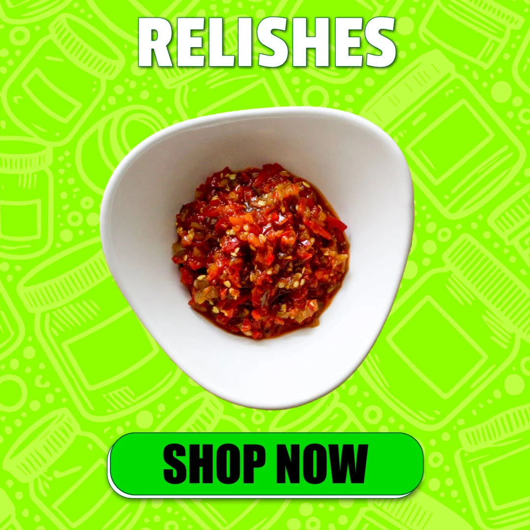 Delicious homemade relishes including dill pickle relish, sweet pickle relish, and spicy pepper relish perfect for sandwiches