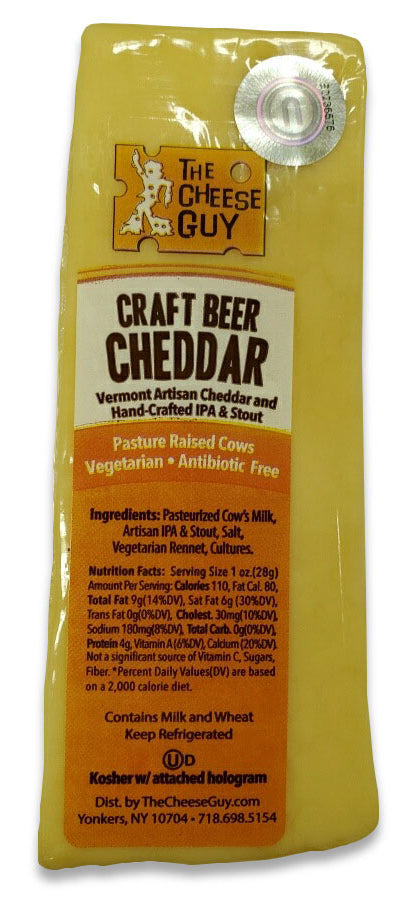 Craft Beer Cheddar (Certified Kosher)