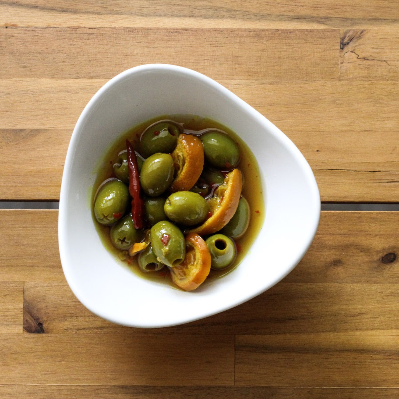 Green Olives In Brine (Pitted)